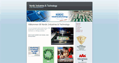 Desktop Screenshot of nordicindustries.se